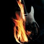 pic for Guitar On Flame